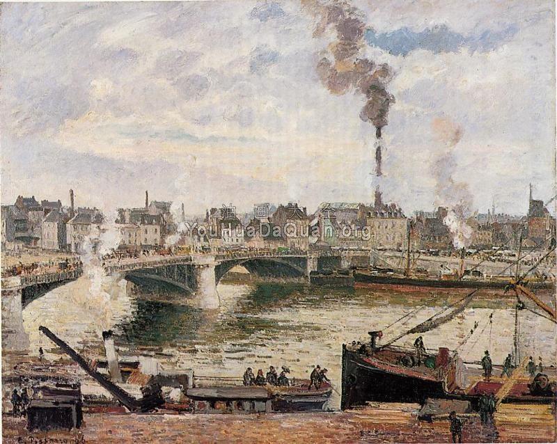 The Great Bridge, Rouen - 卡米耶·毕沙罗